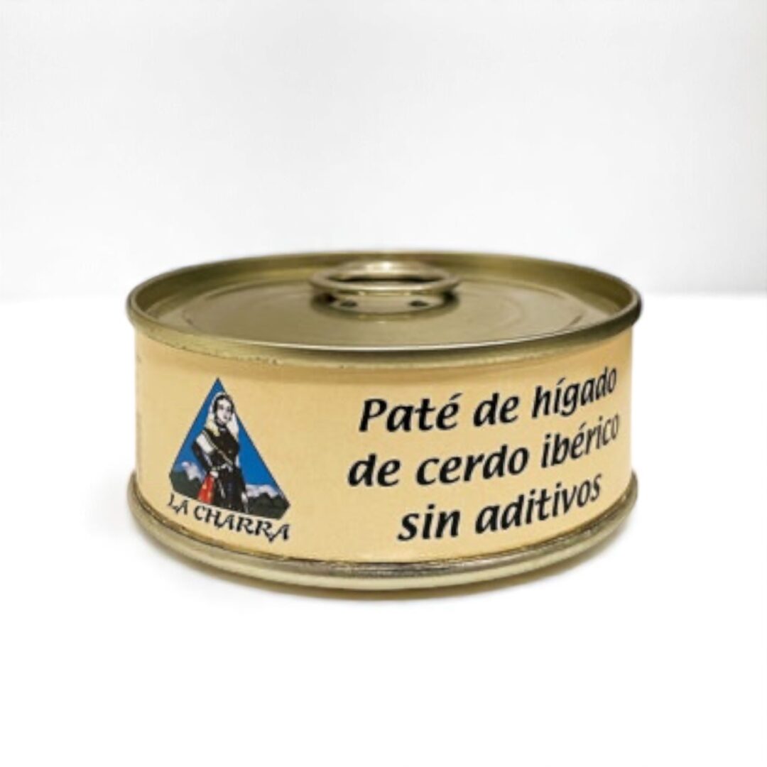 Paté de Cerdo Ibérico La Charra, lata de 100gr.